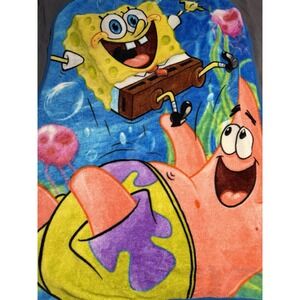 Nickelodeon SpongeBob SquarePants & Patrick Silky Soft Kids' Throw Blanket 3x4